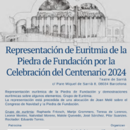 Centenario Primera Clase y Piedra de Fundación -Representación de Euritmia