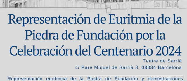 Centenario Primera Clase y Piedra de Fundación -Representación de Euritmia